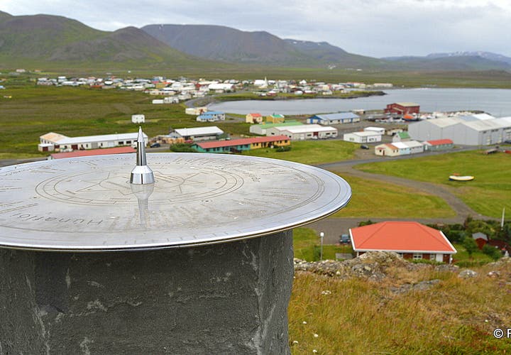 Skagaströnd Village and Þórdís the Prophetess in Skagi in North Iceland