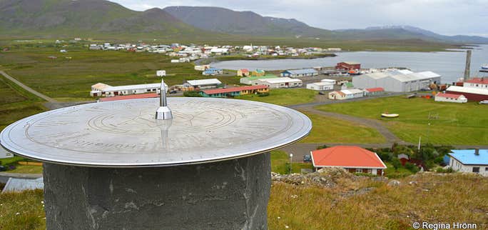Skagaströnd Village and Þórdís the Prophetess in Skagi in North Iceland