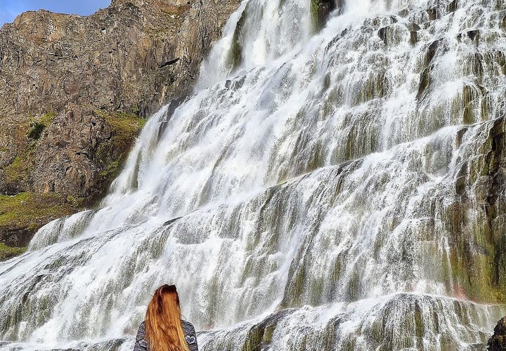 The magnificent Dynjandi Waterfall - the Jewel of the Westfjords of Iceland