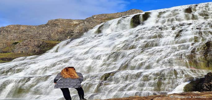The magnificent Dynjandi Waterfall - the Jewel of the Westfjords of Iceland
