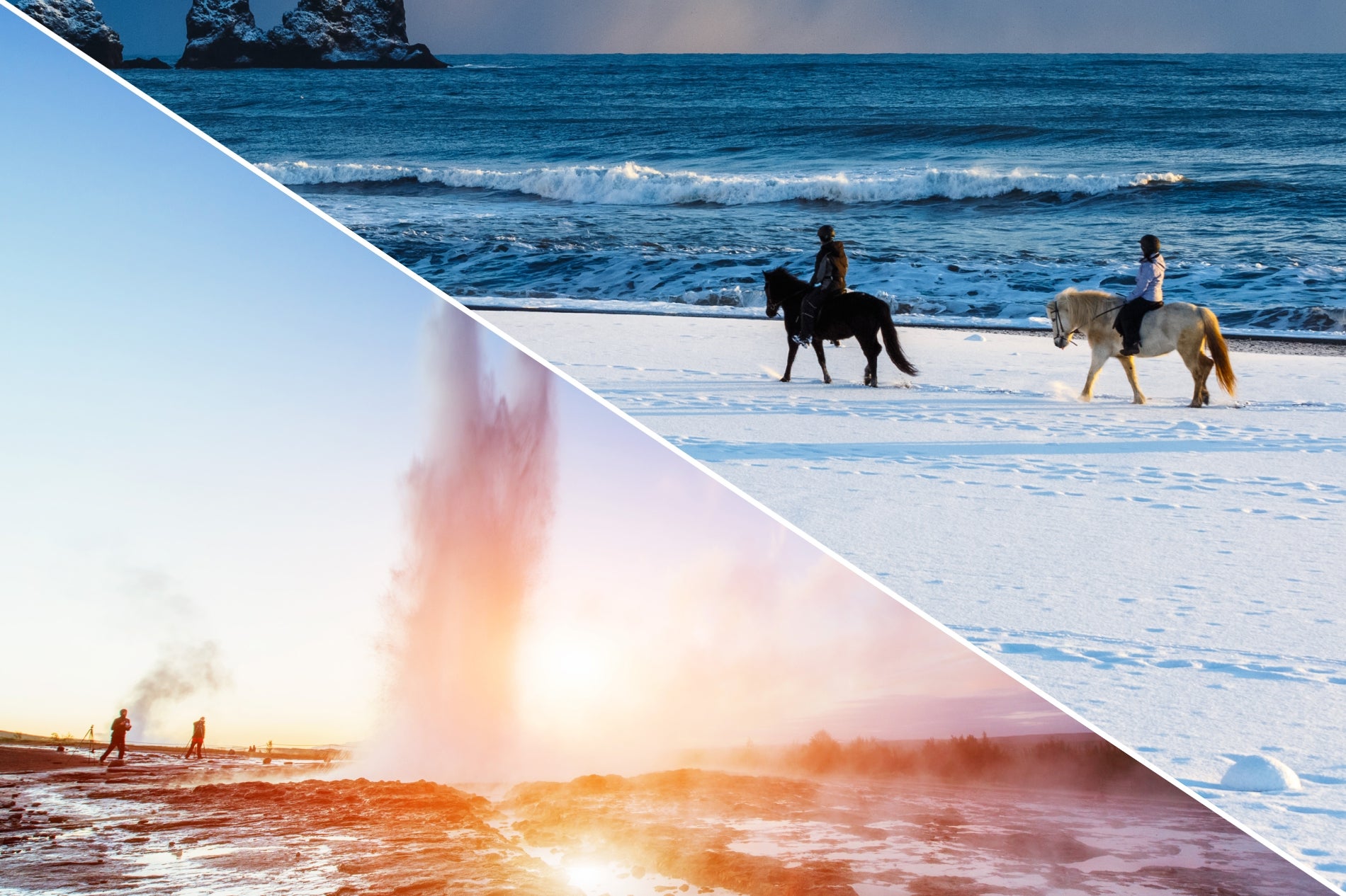 Klassische 9-stündige Reit- & Goldener Kreis-Tour mit Transfer von Reykjavik