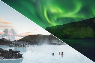 アイスランドでブルーラグーンに浸かり、オーロラ探しを楽しむ。