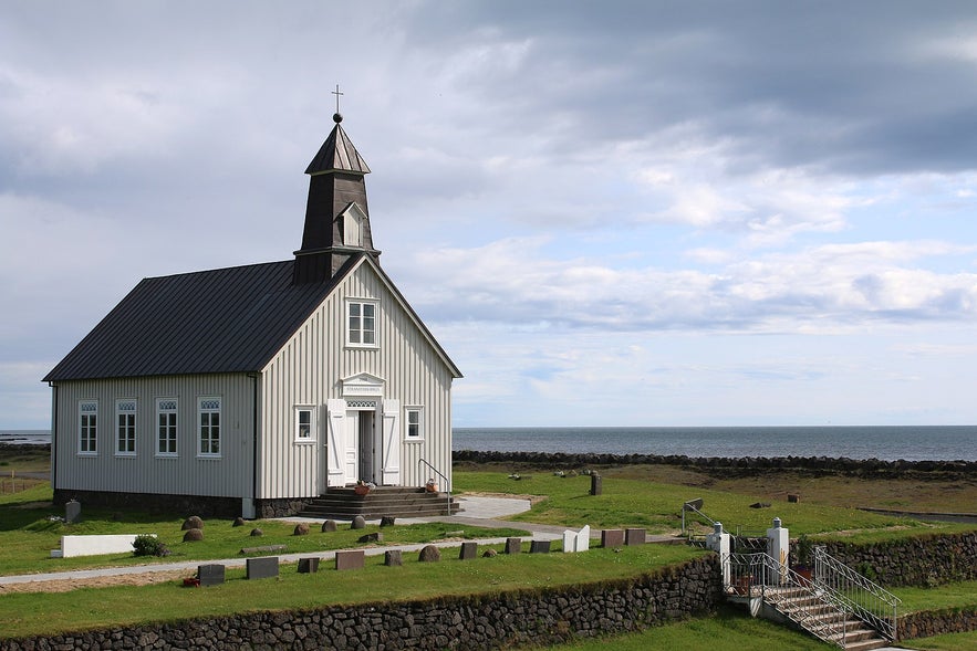 Strandarkirkja church in Iceland. Strandarkirkja church in Iceland.
