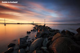 The Seltjarnarnes Peninsula houses the Grotta lighthouse.