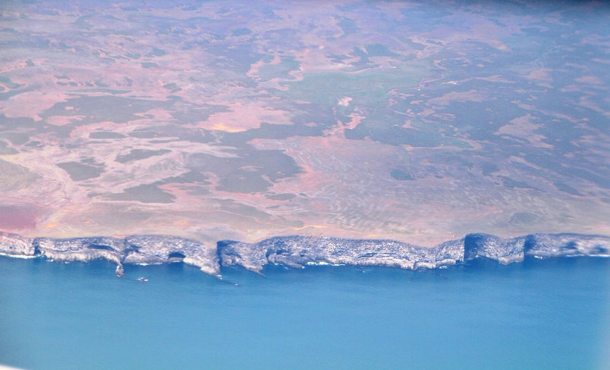 Krysuvikurbjarg in summer. Krysuvikurbjarg in summer.