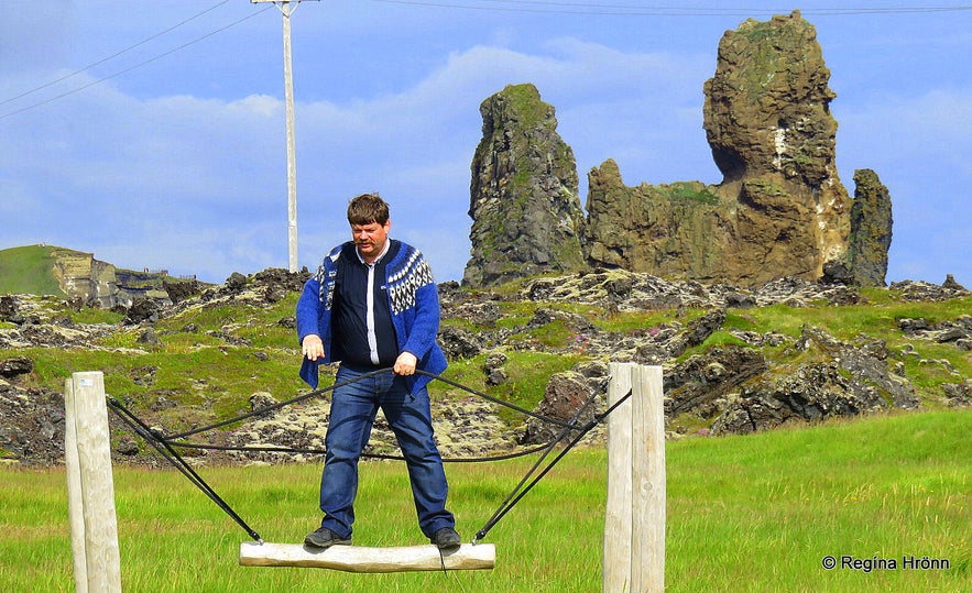 The playground at Malarrif Snæfellsnes