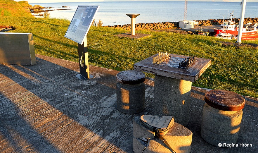 The outside chessboard at Grímsey