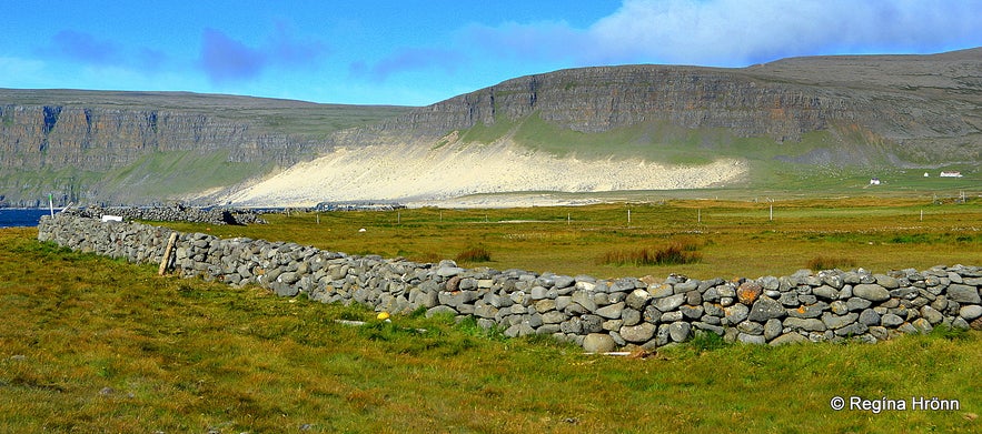 Kollsvík in the Westfjords - Garður the old fence