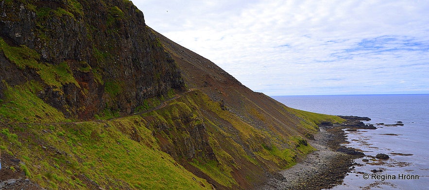 Kjaransbraut avenue Westfjords of Iceland