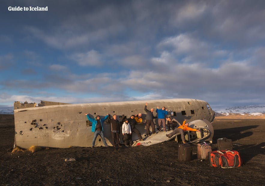 Myrdalssandur is the outwash plain with the DC-3 Plane Wreck.