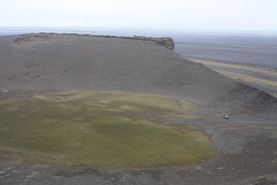 Hrossaborg is a vast crater in Iceland's northeast. Hrossaborg is a vast crater in Iceland's northeast.