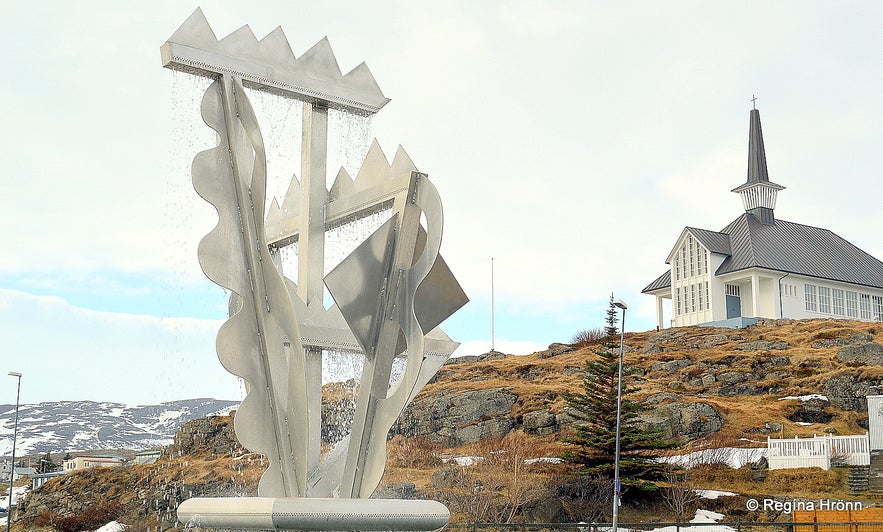 Hólmavíkurkirkja church Hólmavík Westfjords