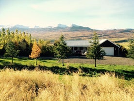 Ásar Guesthouse is located in a valley in North Iceland.