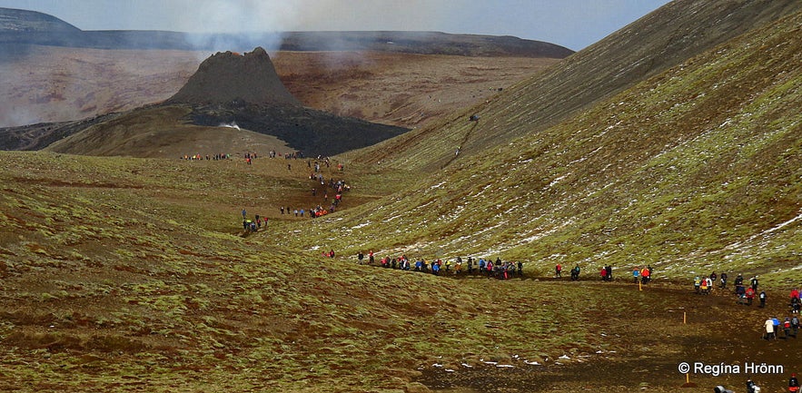 The Volcanic Eruption in Geldingadalr Valley on the Reykjanes Peninsula in SW-Iceland