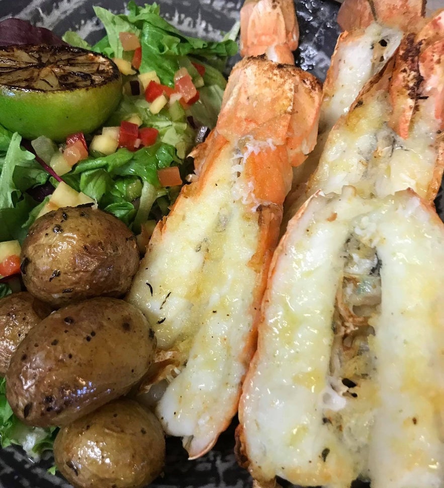 Lobster at Kaffi Hornid
