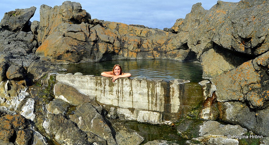 Regína at Strandir in the Westfjords