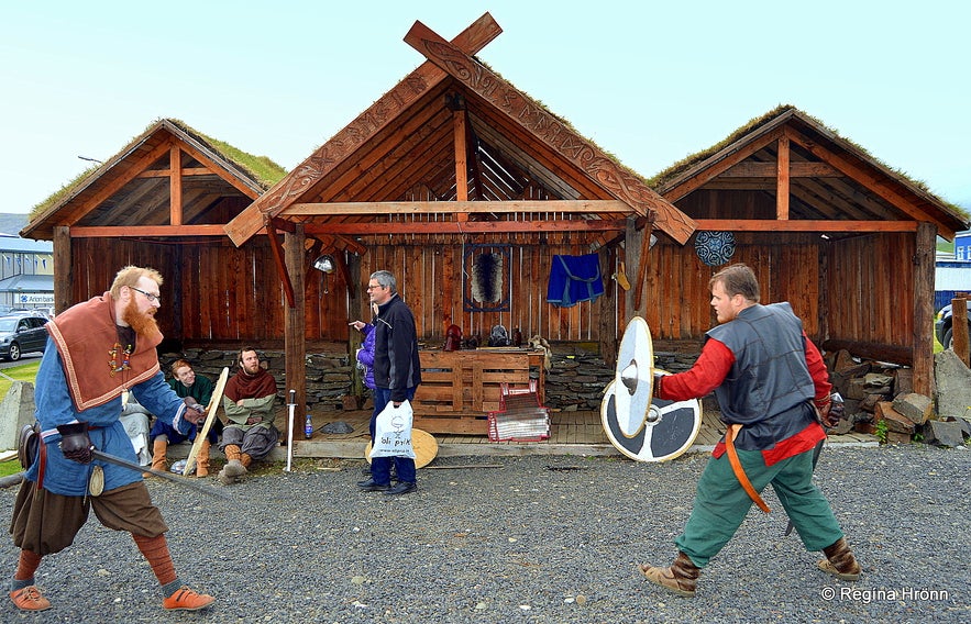 Vikings from the Viking club Gl&aelig;sir in Grundarfj&ouml;r&eth;ur
