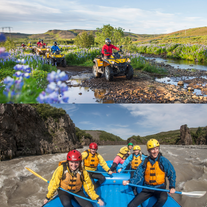 Emocionante Viaje 11 Horas de Quad y Rafting en el Cañón con Traslado desde Reikiavik