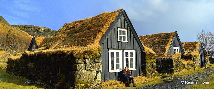 The turf house at Skógasafn - Skógar museum