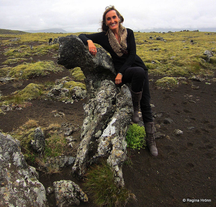 Lava formations on the way to Rauðamelsölkelda