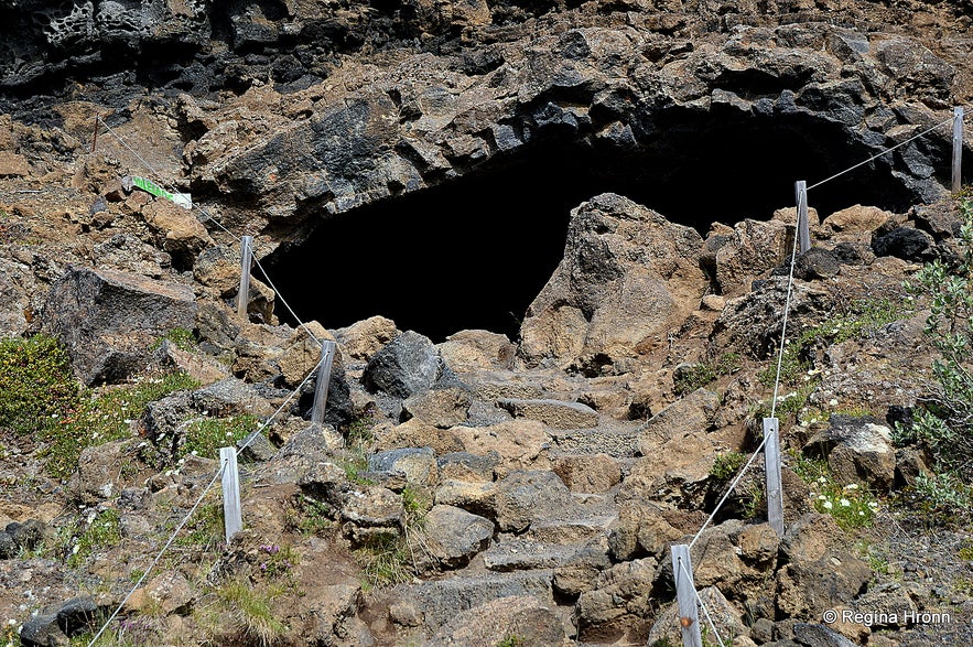 The Yule lad cave at Hallarflöt Dimmuborgir