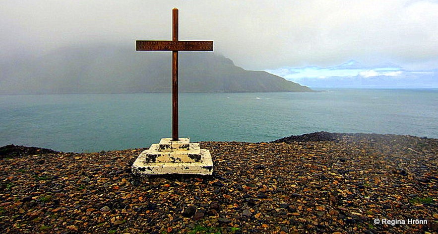 The cross at Njarðvíkurskriður - Borgarfjörður-Eystri