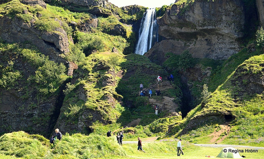 Gljúfrabúi waterfall