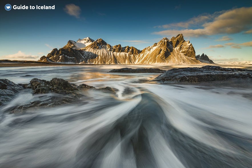 Brunnhorn Mountain is one of Iceland's three 'horny mountains'.