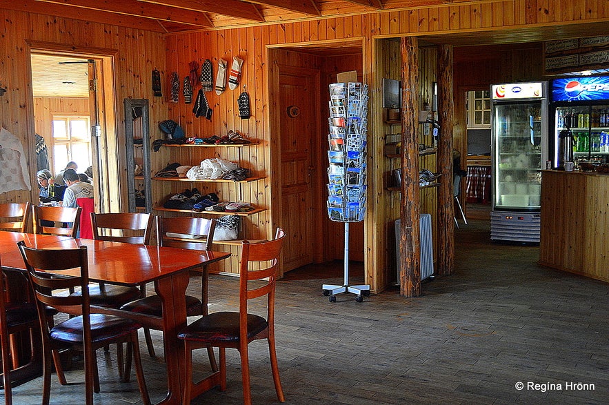 Inside Fjallakaffi restaurant at Möðrudalur