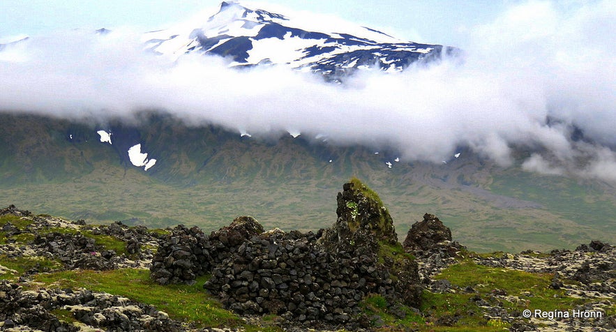 Dritvík Snæfellsnes ruins of fishermen's huts