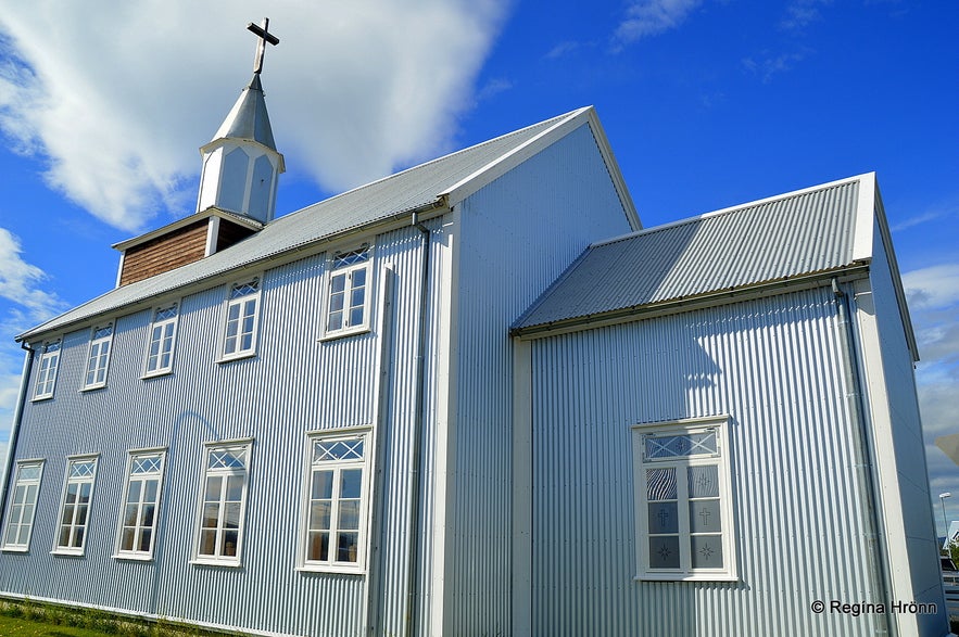 Eyrarbakkakirkja church in Eyrarbakki