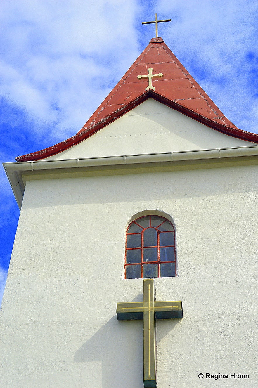 Ingjaldshólskirkja church Snæfellsnes Ingjaldshólskirkja church Snæfellsnes