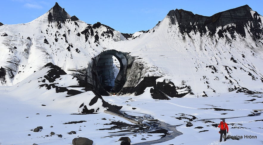 Katla ice cave in 2021