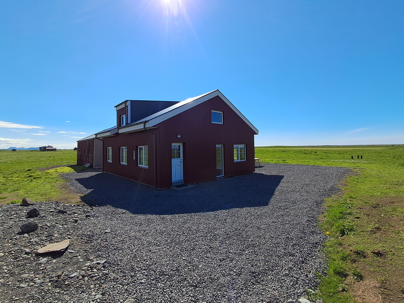 A view from across The Forgotten Farmhouse.