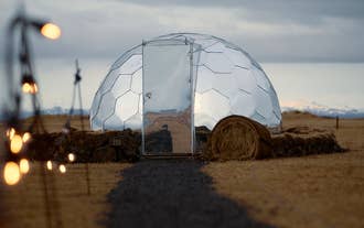 Helja Stay in South Iceland features glamping domes.