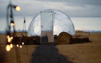Helja Stay in South Iceland features glamping domes.
