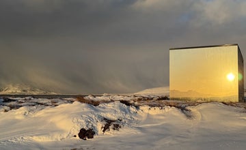 冬のMystic Light Lodge外観の様子