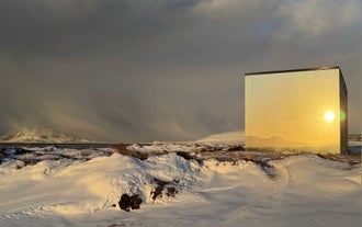 冬のMystic Light Lodge外観の様子