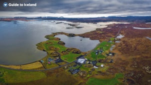 Reykjahlid from above.