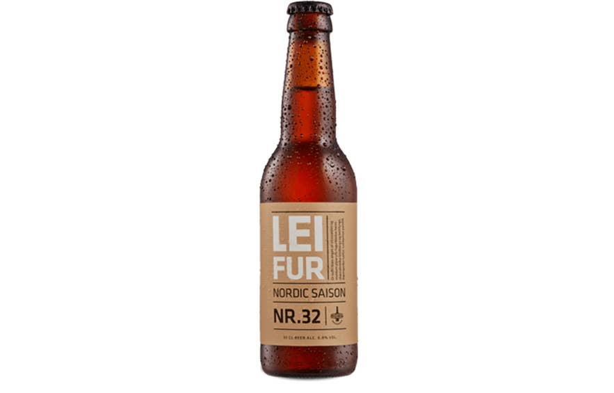 Leifur Nr. 32 Nordic Saison — цветочное крафтовое пиво от Borg Brugghus, один из уникальных сортов Исландии.