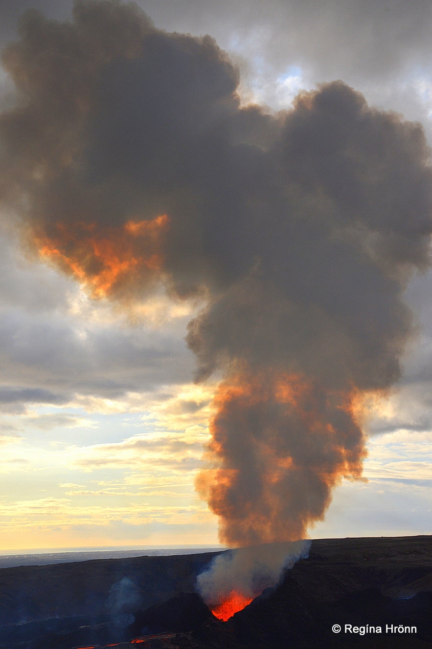 The volcanic eruption in Mt. Fagradalsfjall SW-Iceland