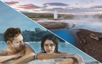 Goldener Kreis & Blaue Lagune mit Eintrittskarte & Transfer ab Reykjavik