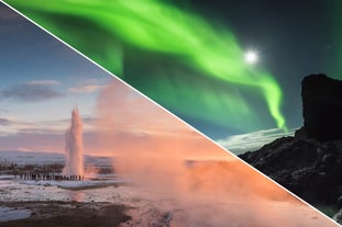 Beautiful 11-Hour Golden Circle and Northern Lights Winter Tour from Reykjavik
