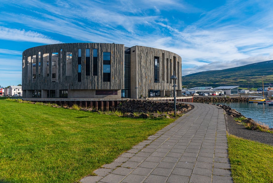 Akureyri, Iceland: Hof Cultural and Conference Centre at Akureyri, Iceland Akureyri, Iceland: Hof Cultural and Conference Centre at Akureyri, Iceland