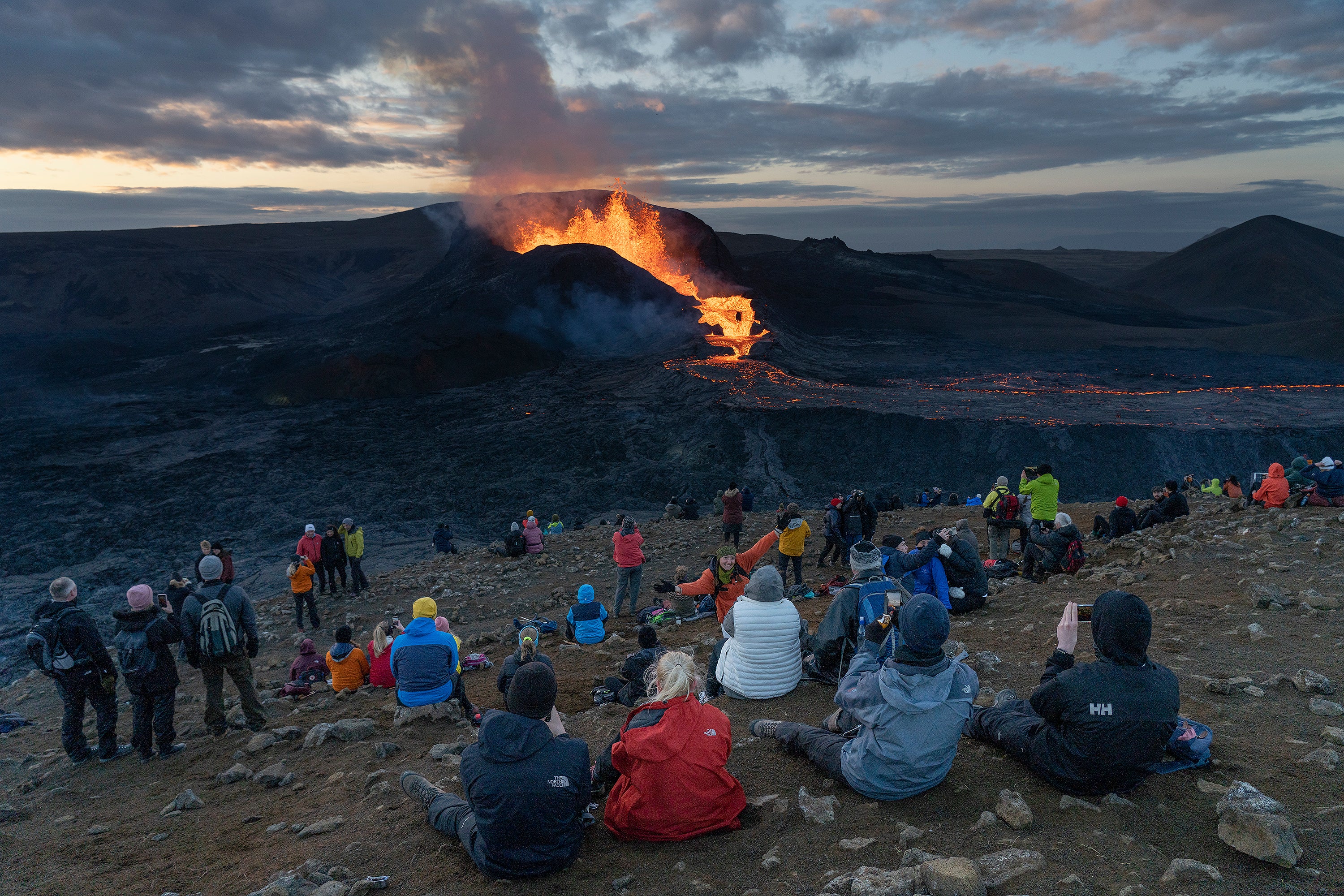 Fagradalsfjall es verdaderamente un volcán impresionante.