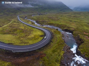 The long and winding road to Seydisfjordur.