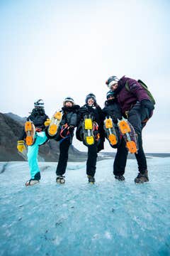 Adventurous 6-Hour Glacier Hiking and Ice Caving Tour with a Super Jeep Ride from Jokulsarlon