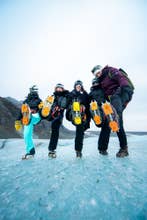 Adventurous 6-Hour Glacier Hiking and Ice Caving Tour with a Super Jeep Ride from Jokulsarlon