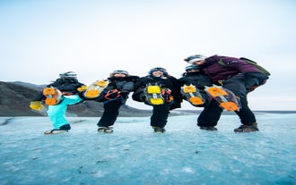 Adventurous 5-Hour Glacier Hiking and Ice Caving Tour with a Super Jeep Ride from Jokulsarlon