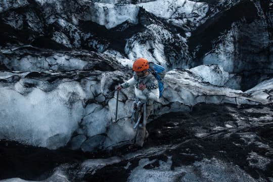 Adventurous 12-Hour Private Glacier Hiking & South Coast Tour With 30-Shot Photo Package From Reykja